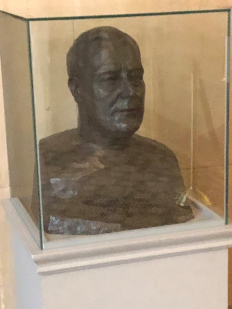 Franklin D. Roosevelt bust at the New York State Capitol in Albany, New York