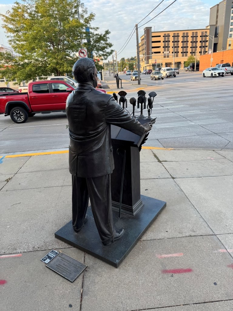 Franklin Roosevelt statue in Rapid City, South Dakota