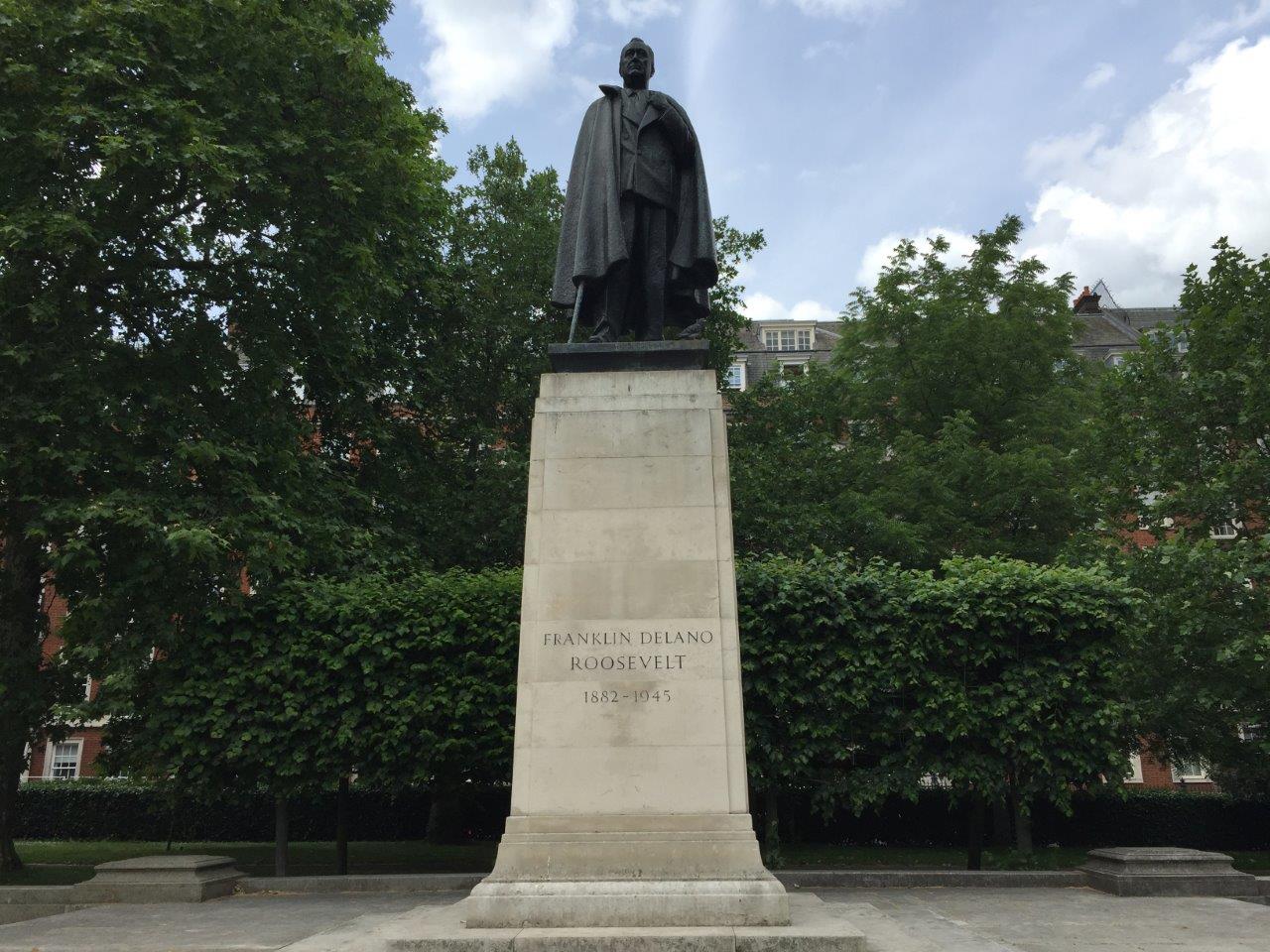Franklin D. Roosevelt monument in London