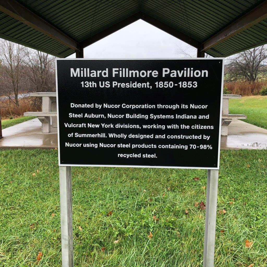 Millard Fillmore birthplace historical marker