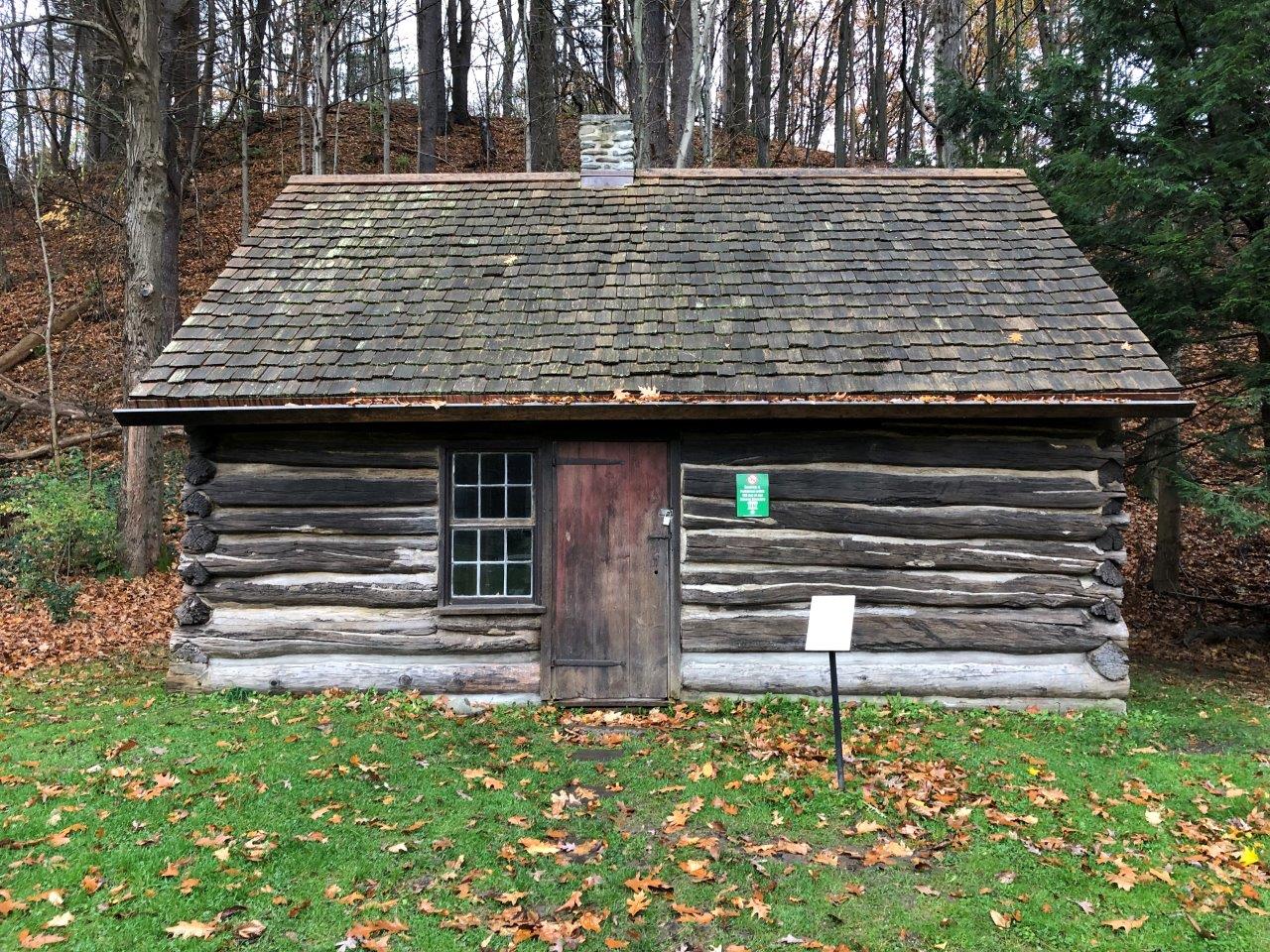 Millard Fillmore birthplace replica cabin