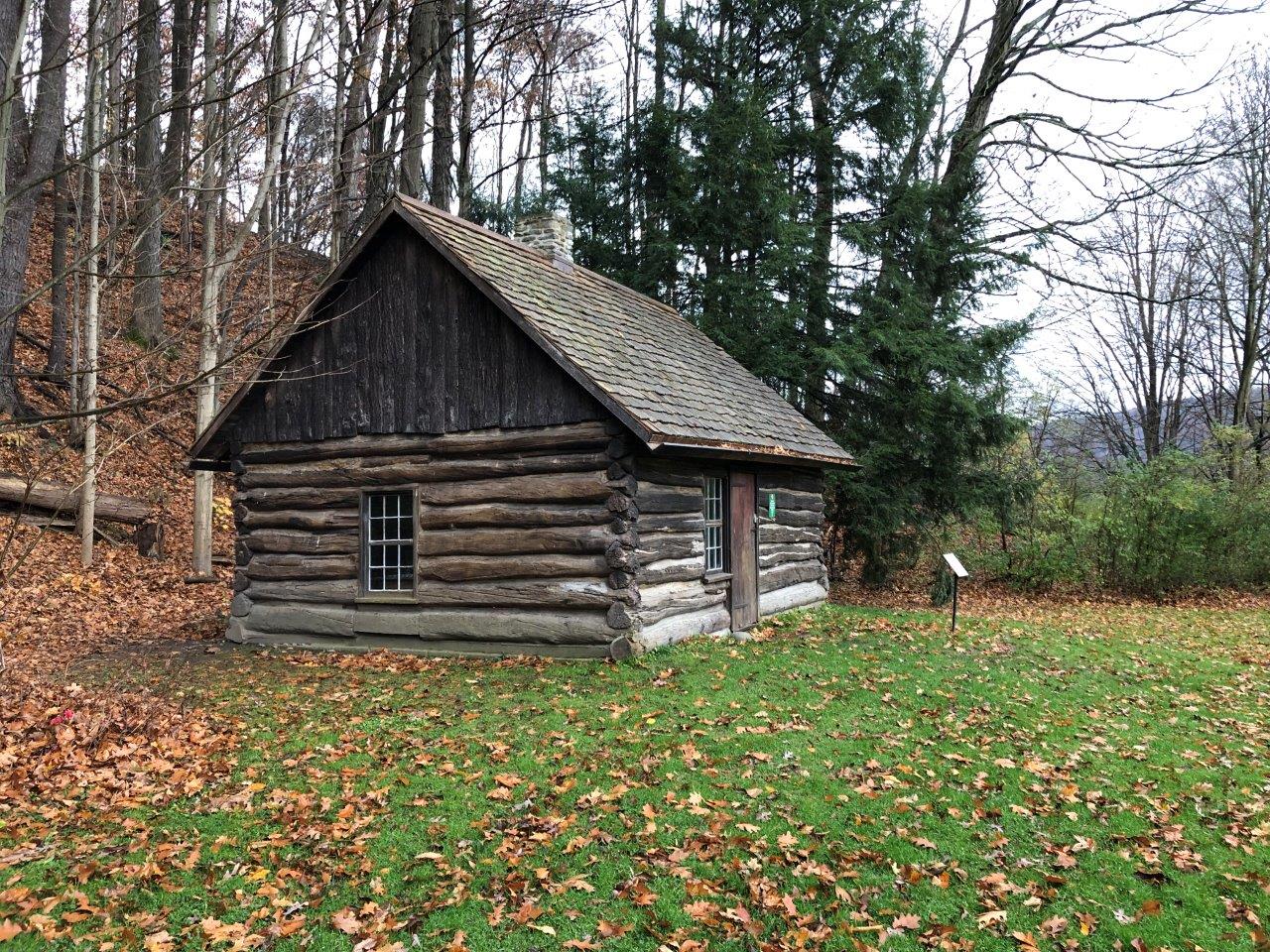 Millard Fillmore birthplace replica cabin