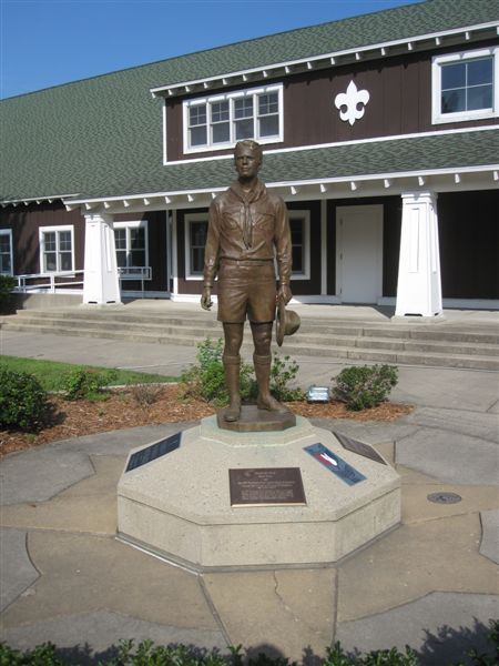 Gerald Ford Boy Scout Statue 