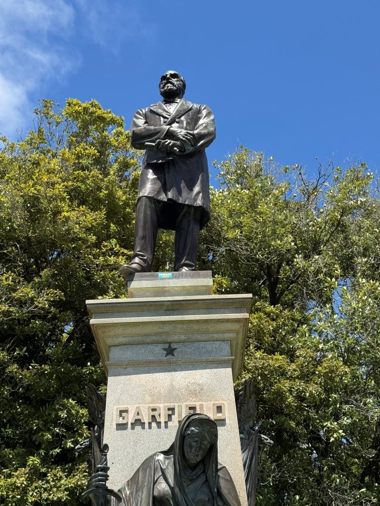 James Garfield memorial at Golden Gate Park in San Francisco