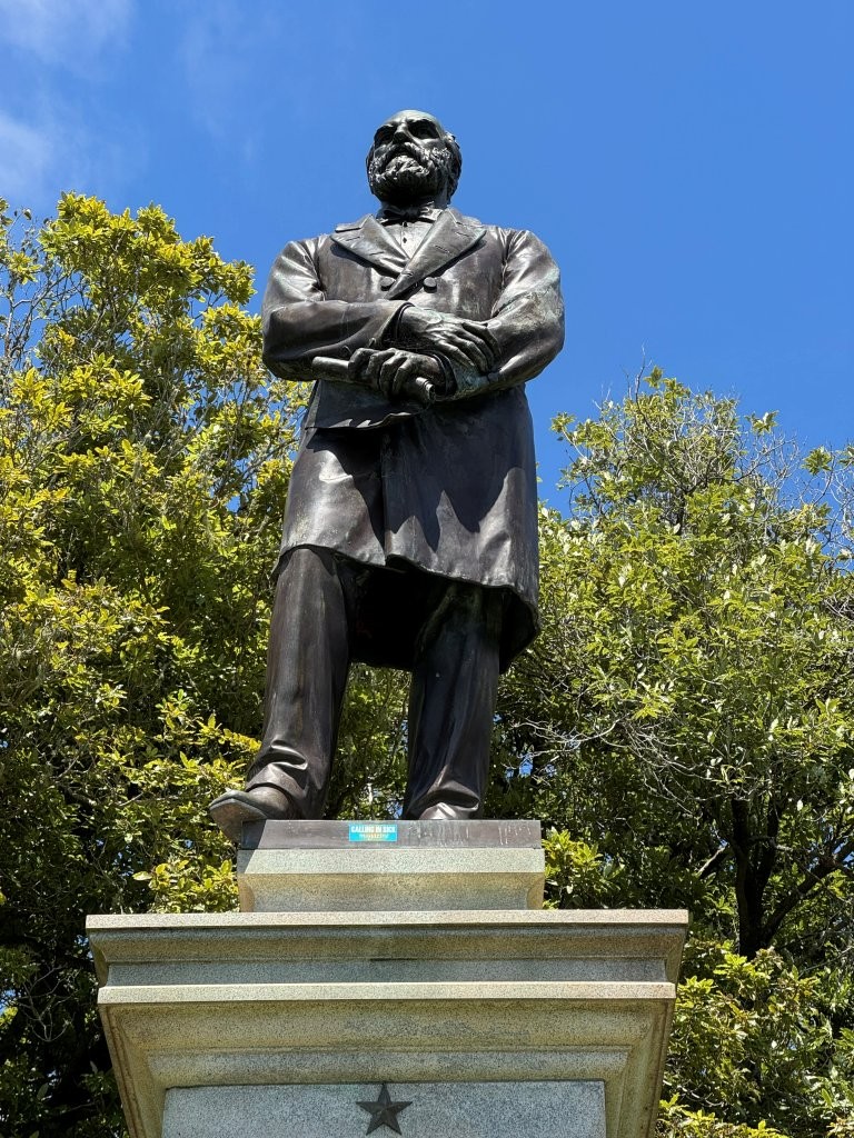 James Garfield scuplture in San Francisco, California
