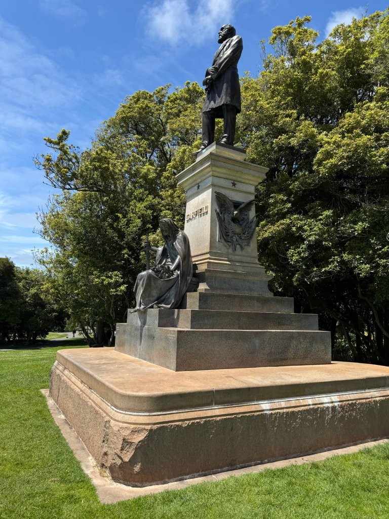 James Garfield statue in San Francisco, California