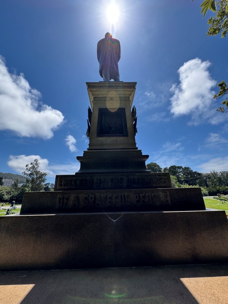 James Garfield memorial in San Francisco, California