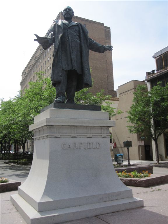 James Garfield statue in Cincinnati