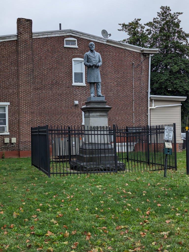 James Garfield statue in Wilmington, DE