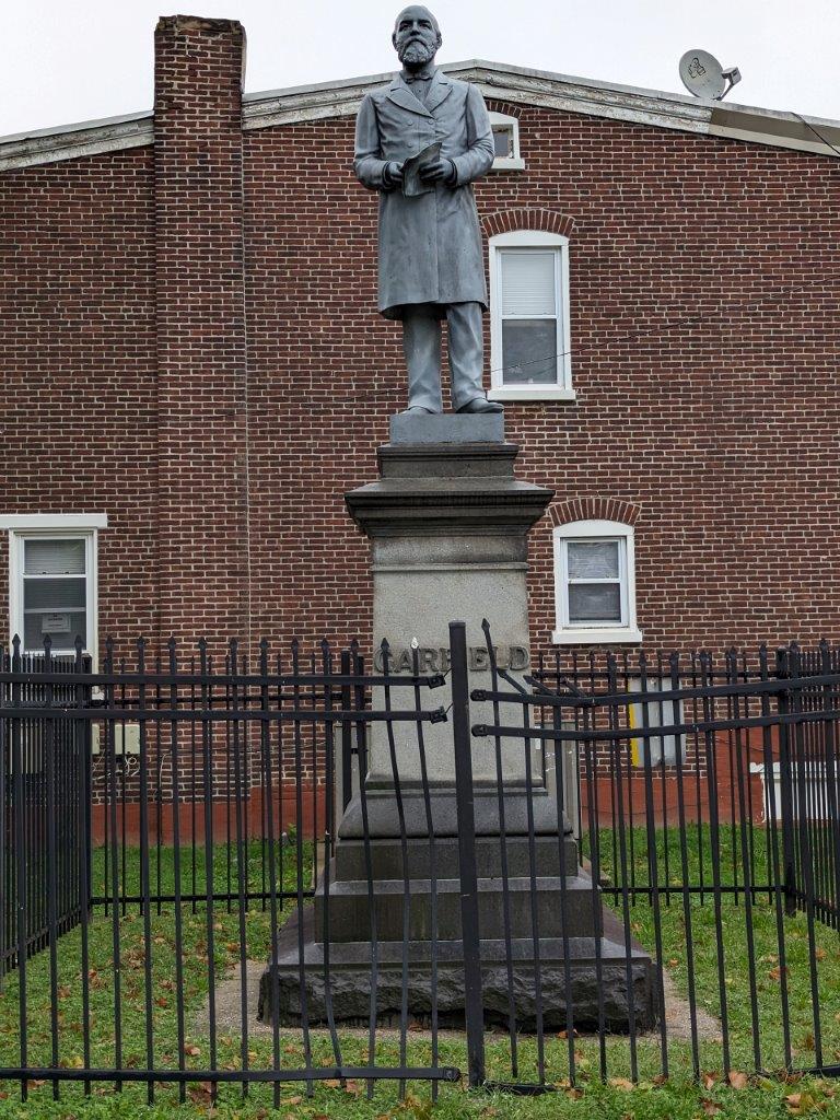 James Garfield memorial in Wilmington, DE