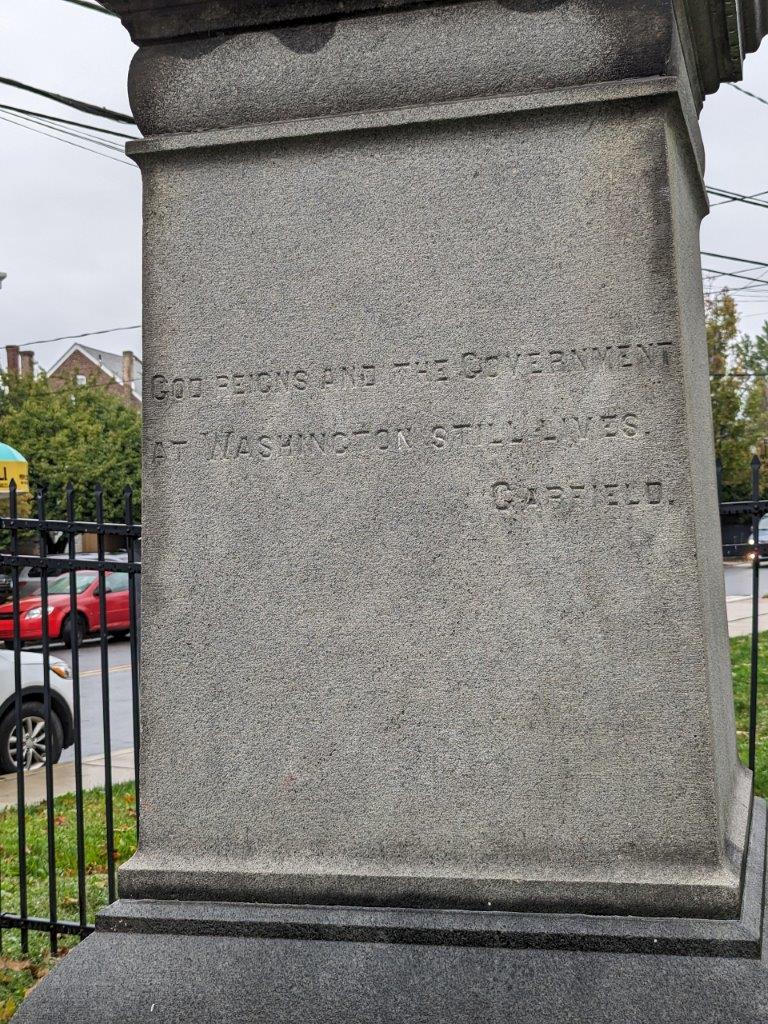 James Garfield statue in Wilmington, DE
