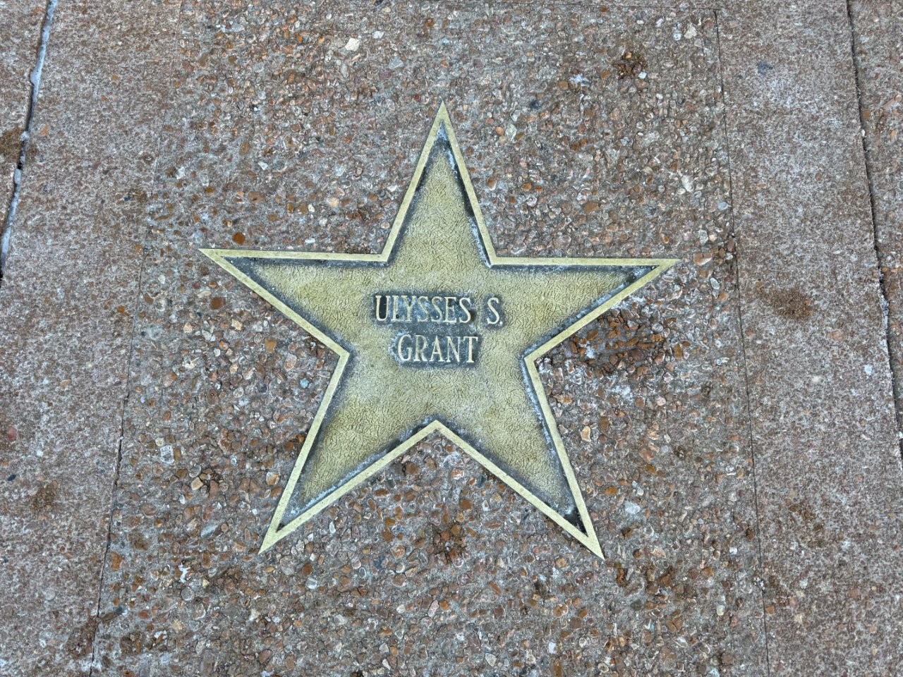 Ulysses S. Grant Star on the St. Louis Walk of Fame