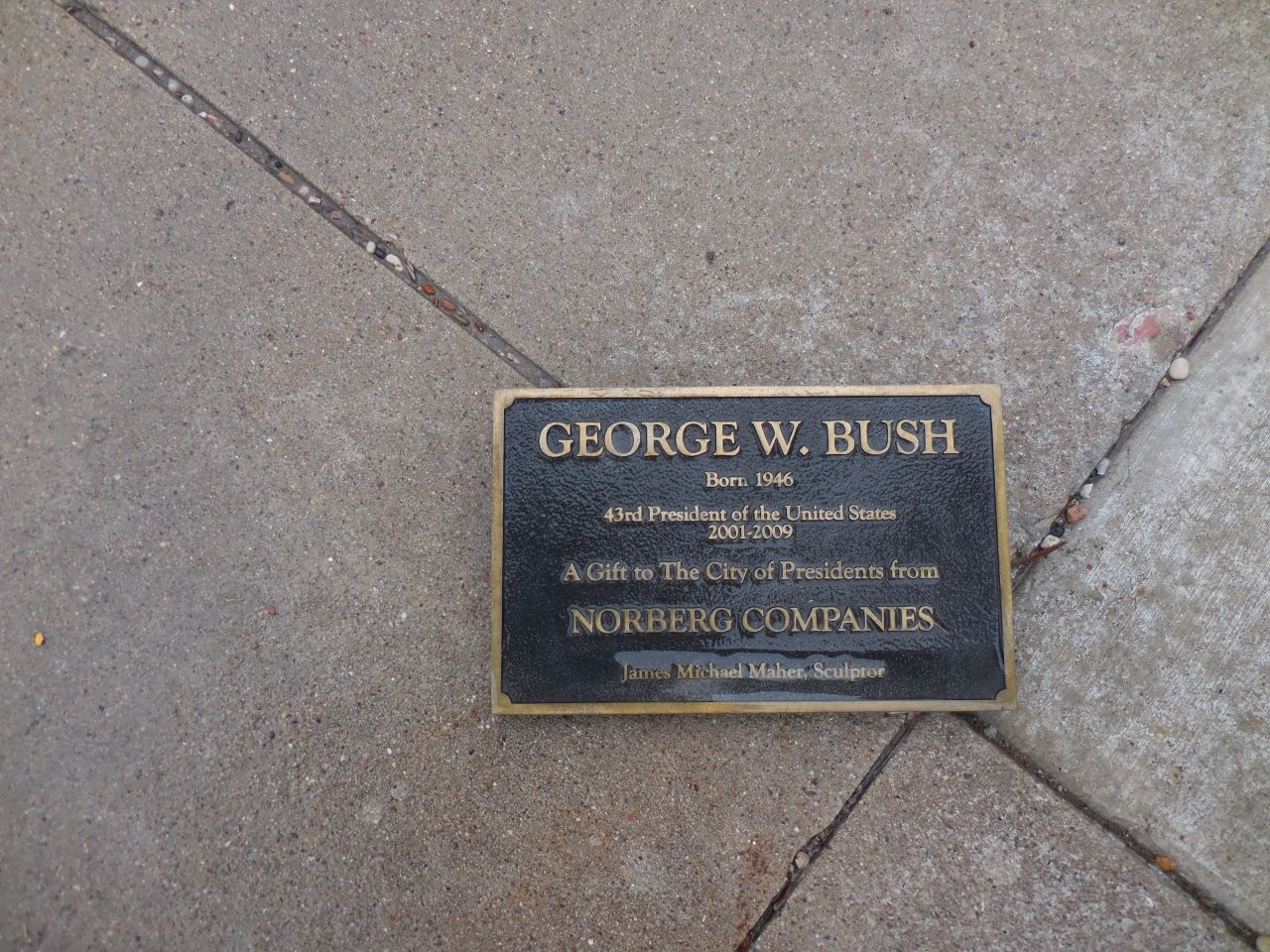 George W. Bush statue in Rapid City, South Dakota