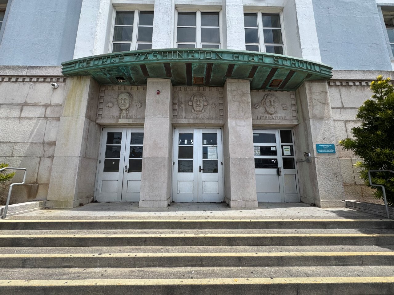 George Washington image at George Washington High School in San Francisco, California