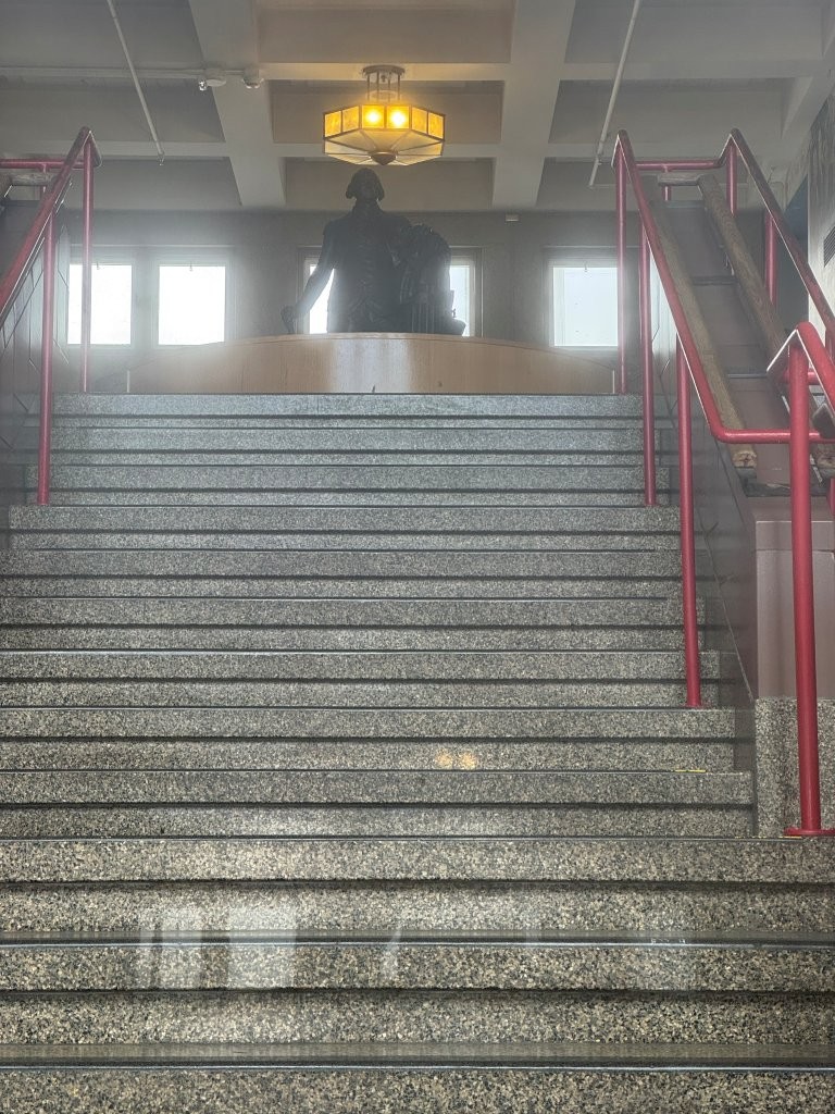 George Washington statue at George Washington High School in San Francisco, California