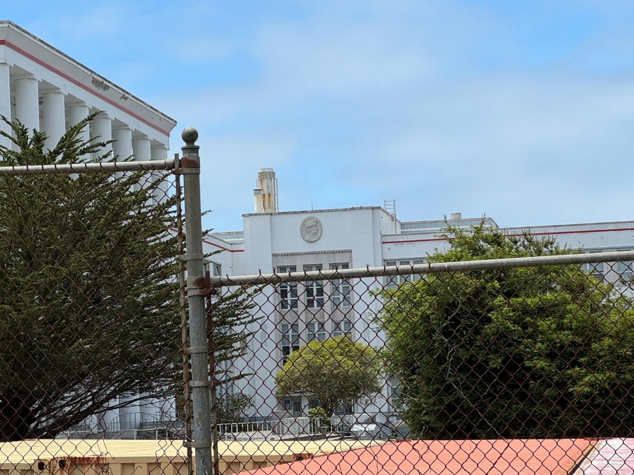 George Washington relief at GW High School in San Francisco, California