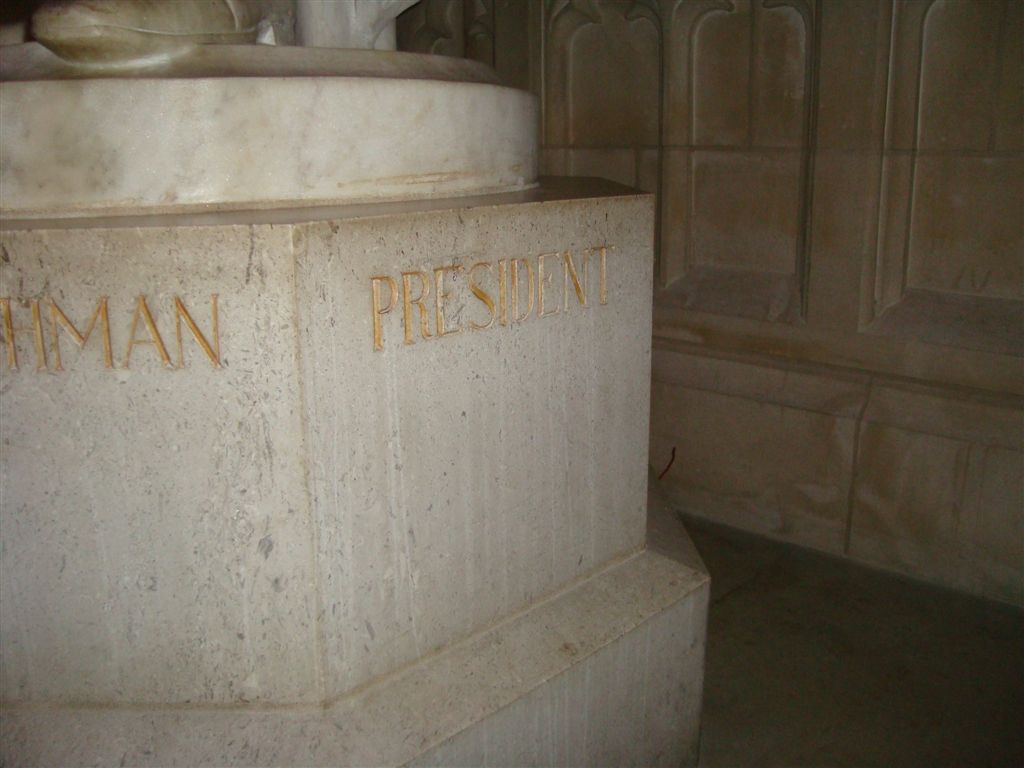 George Washington statue at National Cathedral in Washington