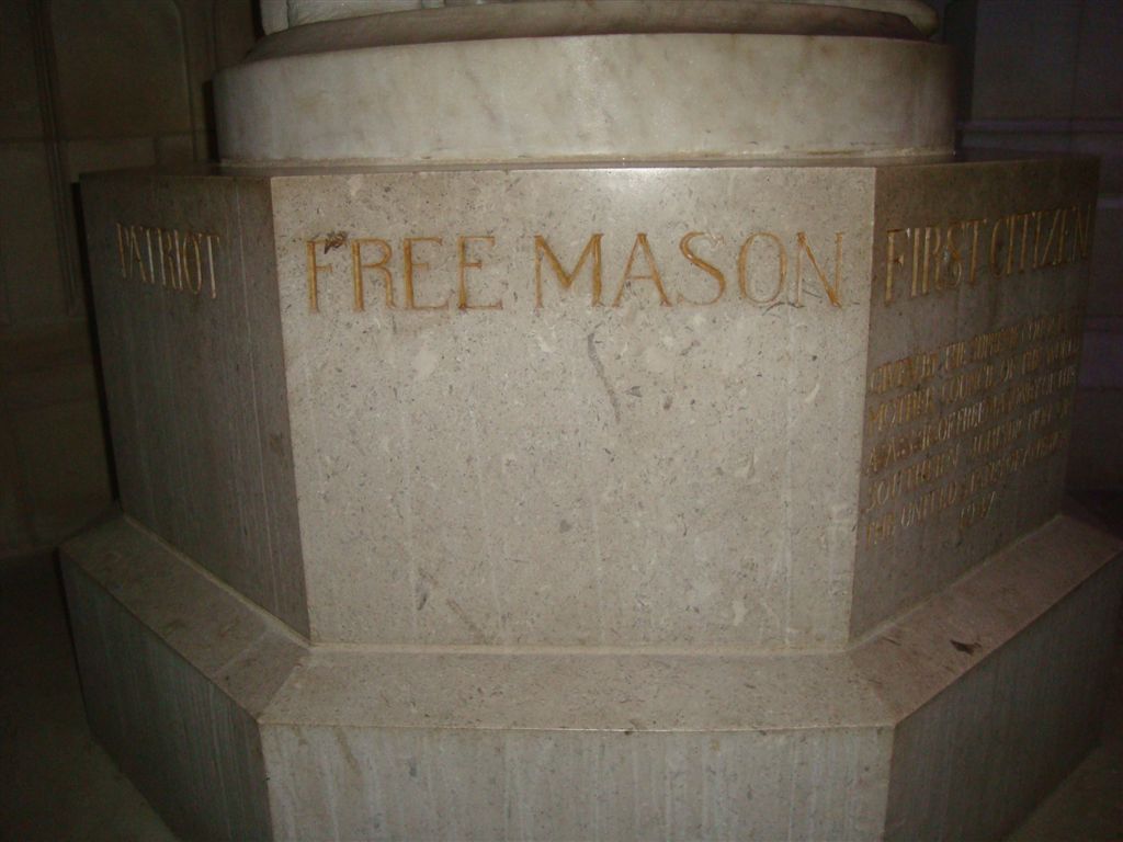 George Washington statue at National Cathedral in Washington