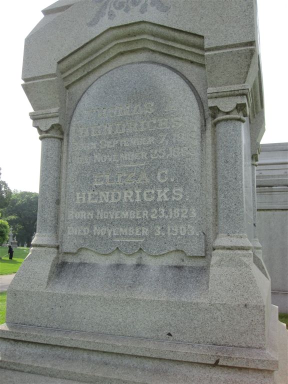 Vice President Thomas Hendricks grave