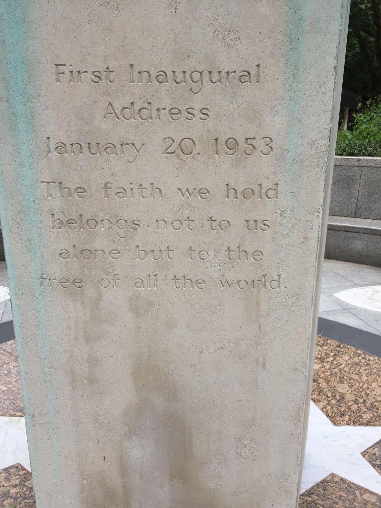 Dwight Eisenhower monument in London