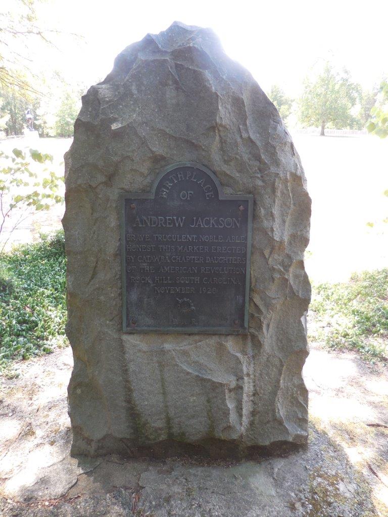 Andrew Jackson birthplace - Waxhaws Region of North and South Carolina