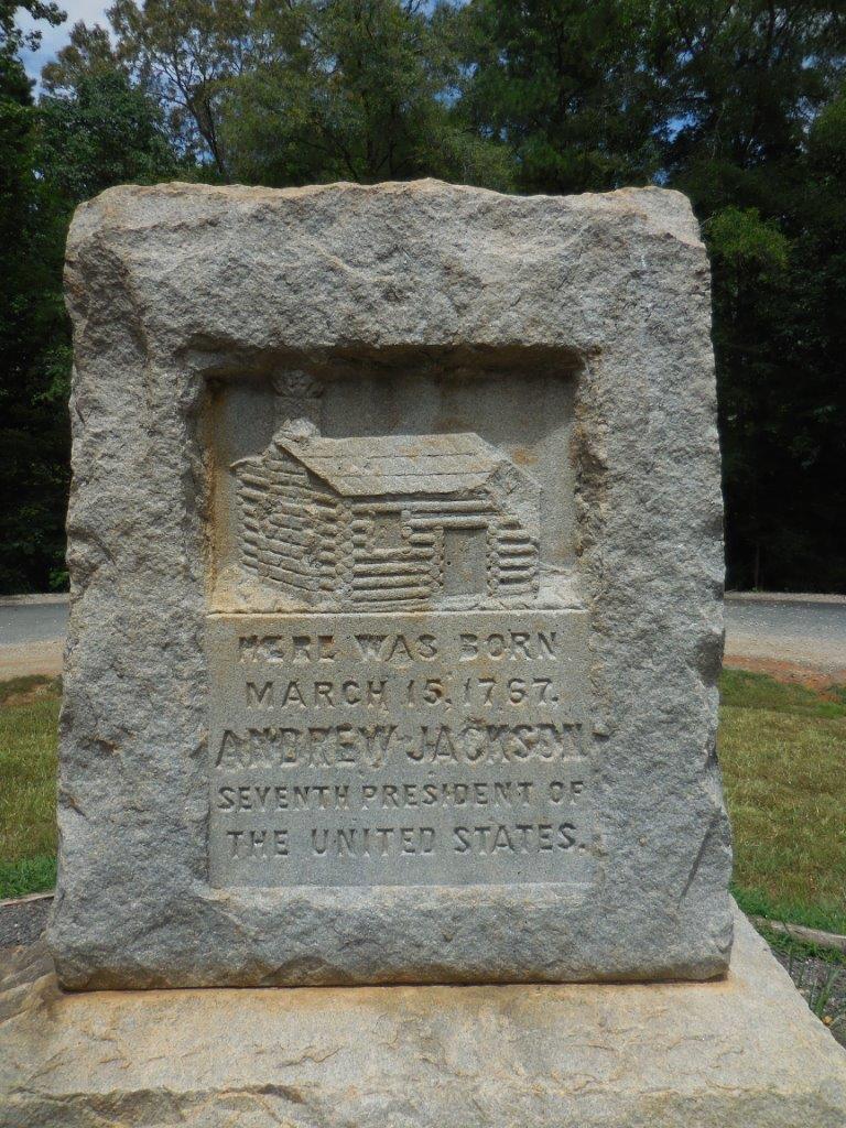 Andrew Jackson birthplace - Waxhaws Region of North and South Carolina