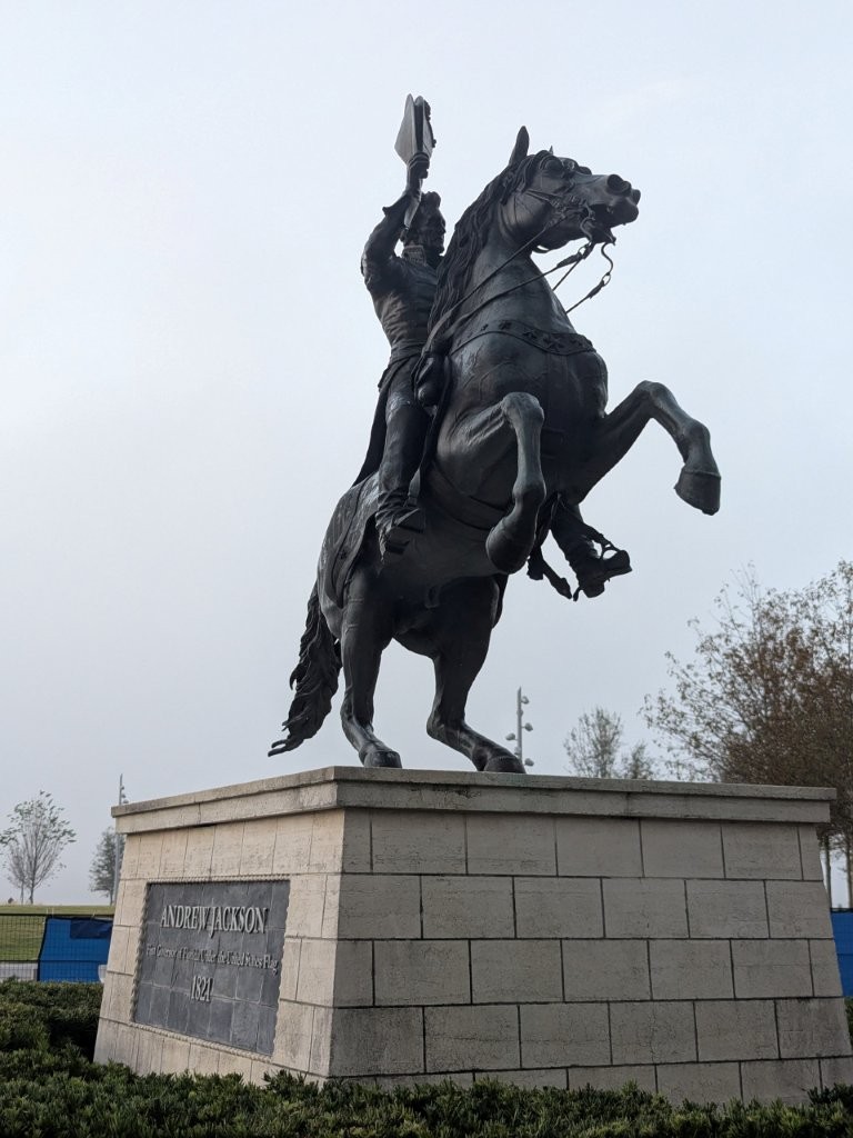 Andrew Jackson monument in Jacksonville