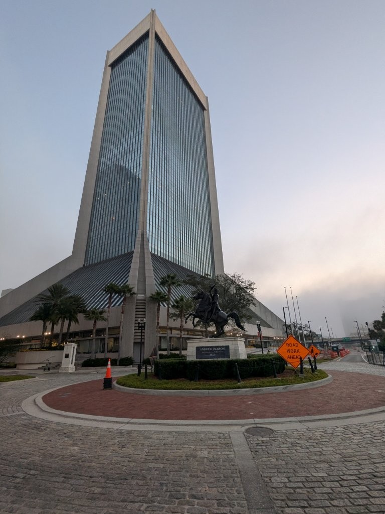 Andrew Jackson monument in Jacksonville