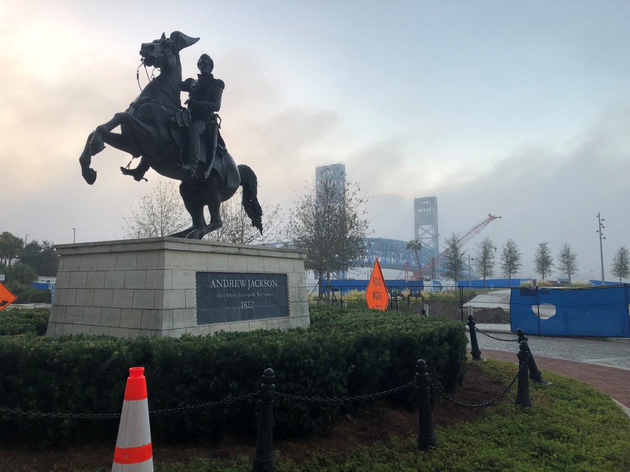 Andrew Jackson statue in Jacksonville