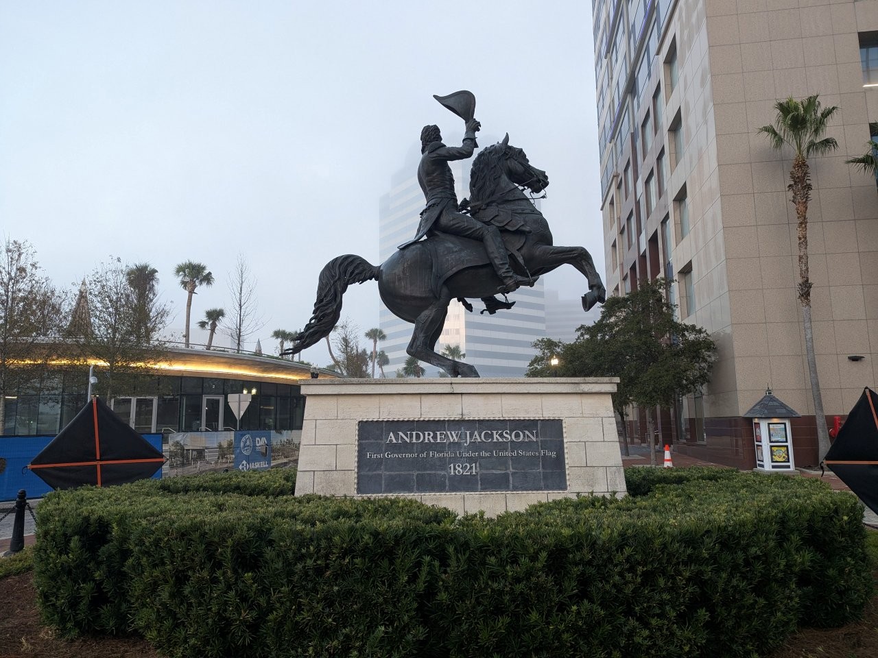Andrew Jackson statue in Jacksonville, FL