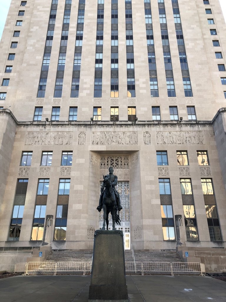 Andrew Jackson statue in Kansas City, Jackson County, Missouri