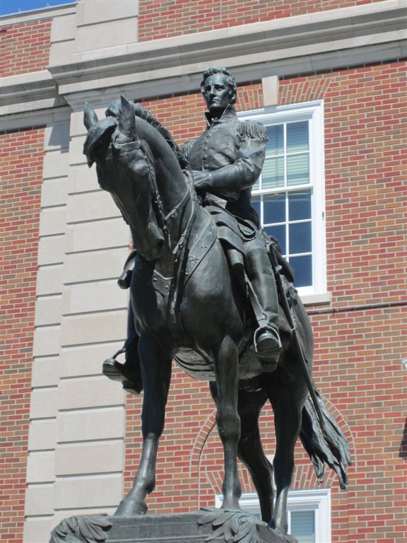 Andrew Jackson statue in Independence, Missouri 