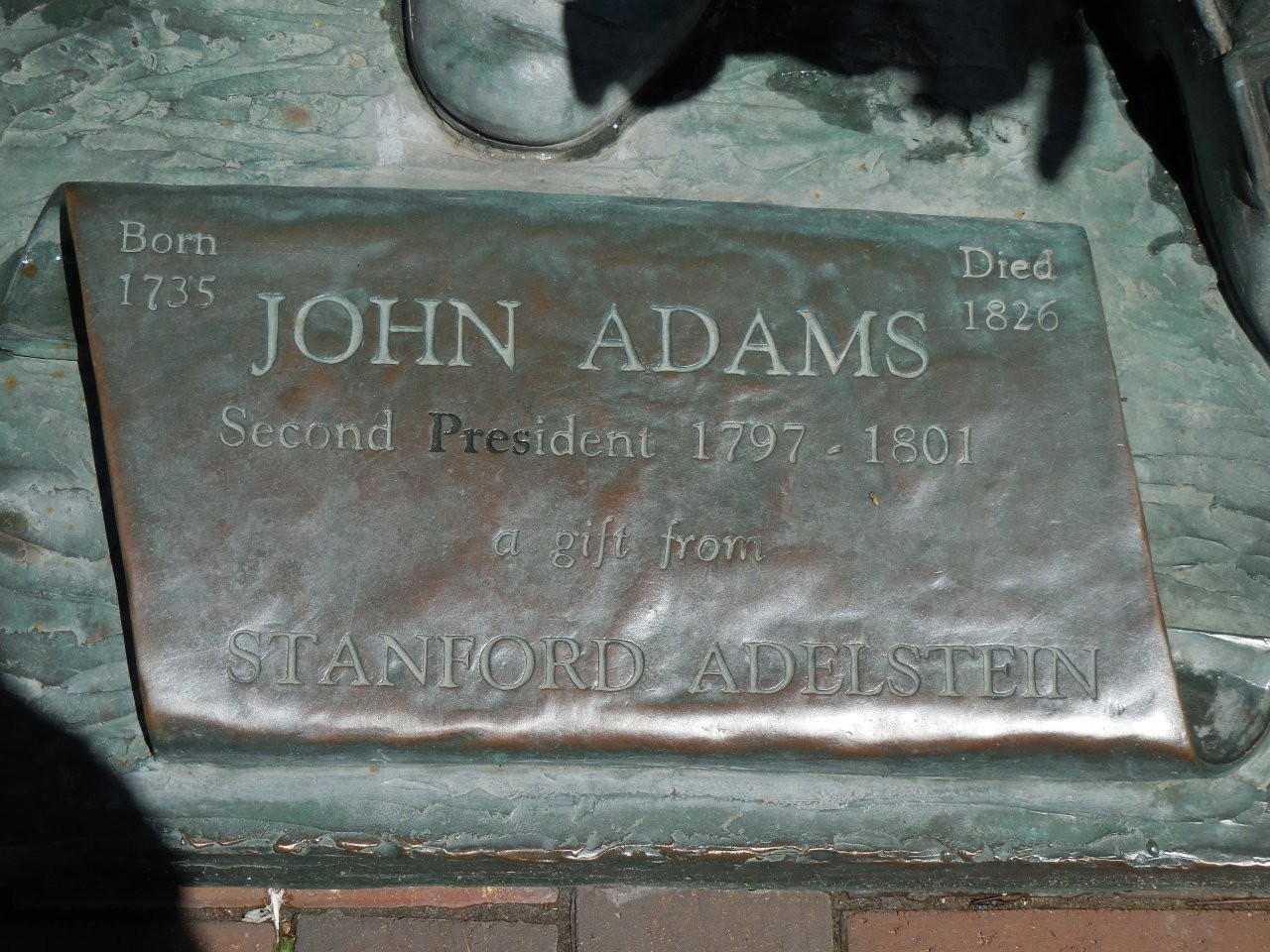 John Adams statue in Rapid City, South Dakota