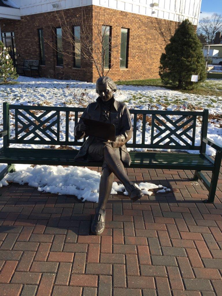 Thomas Jefferson Gardens and Statue in Jefferson, Iowa