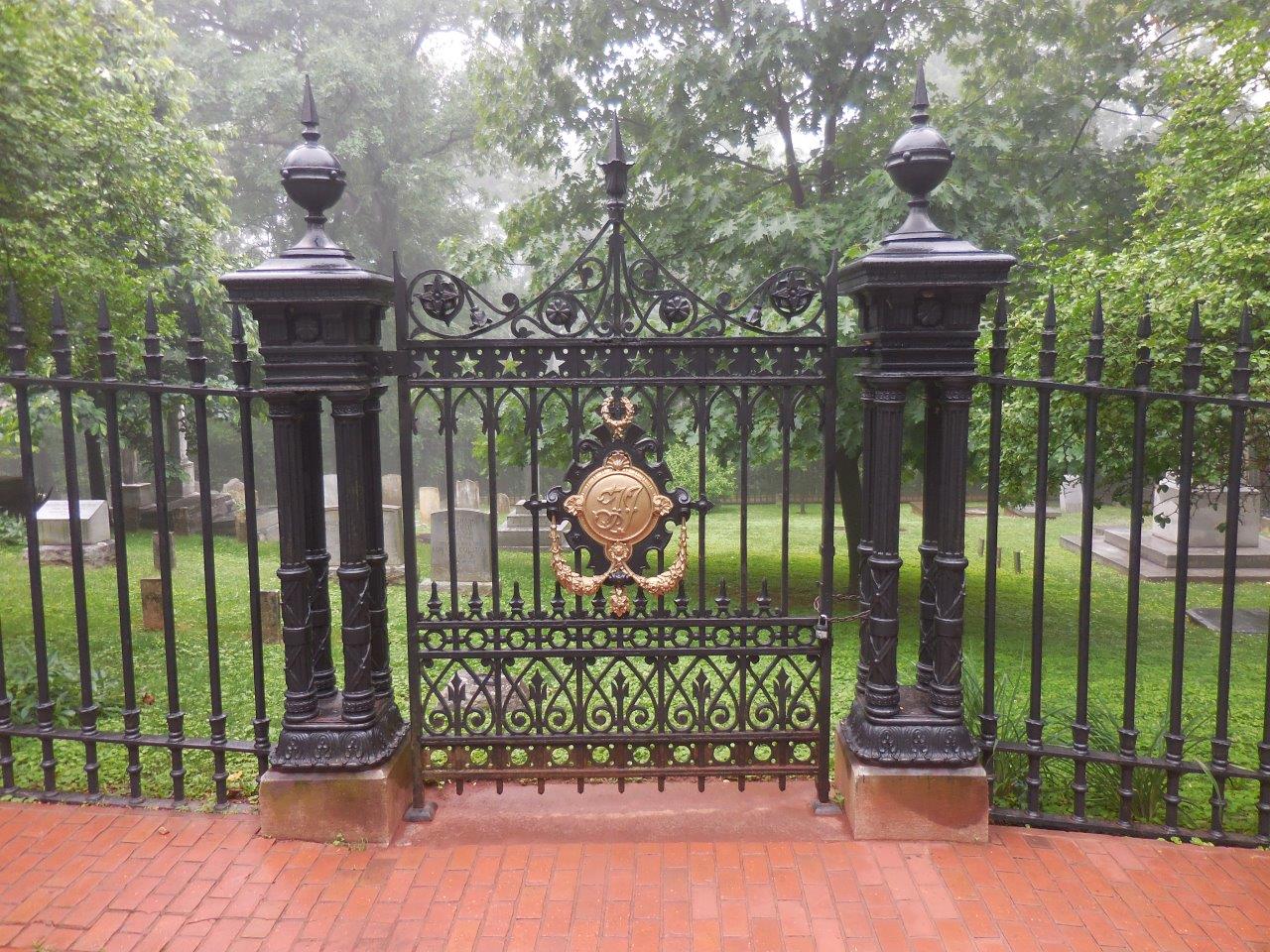 Monticello Cemetery gate