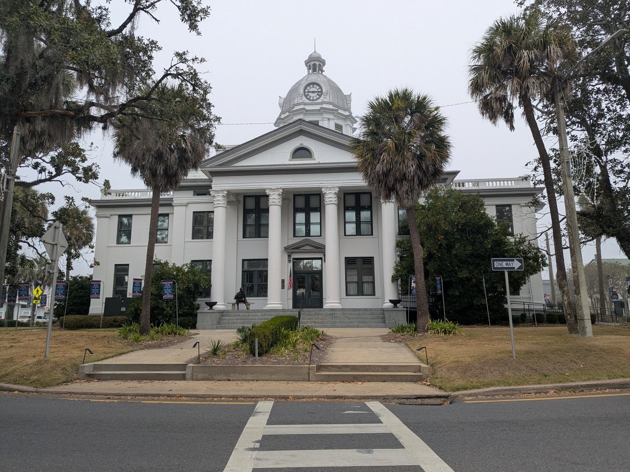 Thomas Jefferson statue in Monticello, Florida
