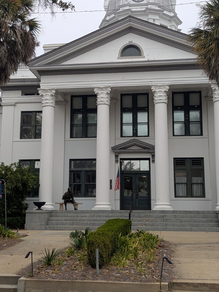 Thomas Jefferson monument in Monticello, Florida
