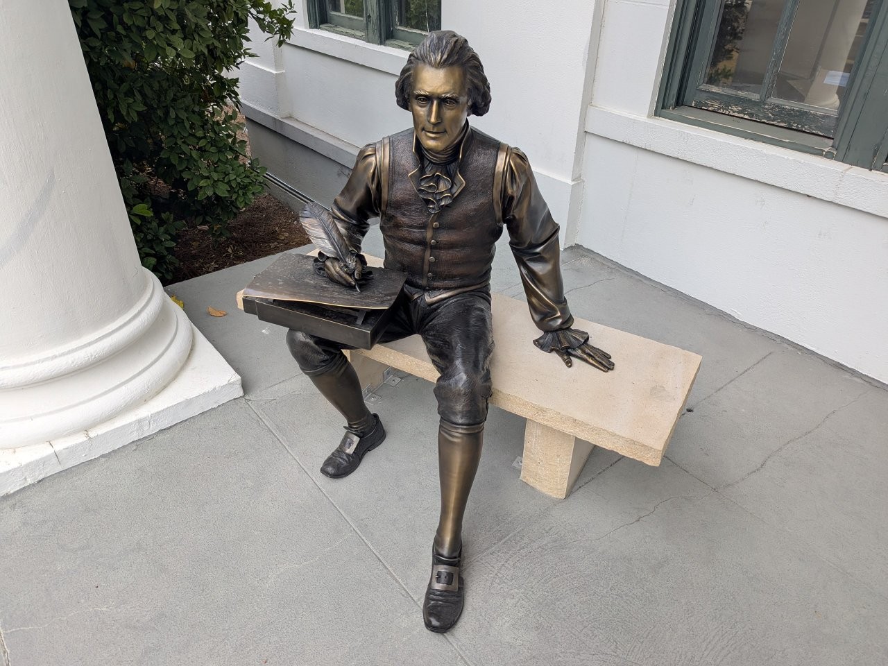 Thomas Jefferson monument in Jefferson County, Florida