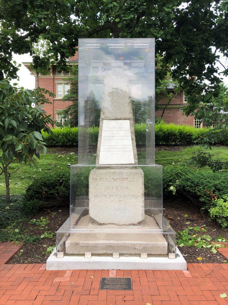 Thomas Jefferson original tombstone