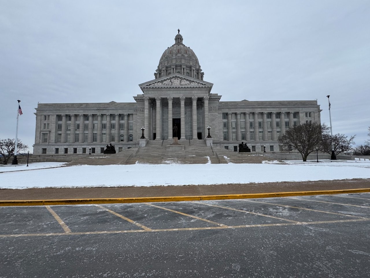 Thomas Jefferson statue at Missouri State Capitol in Jefferson City