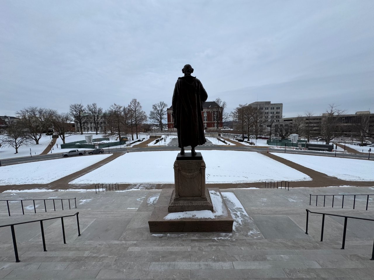 Thomas Jefferson statue at Missouri Capitol in Jefferson City