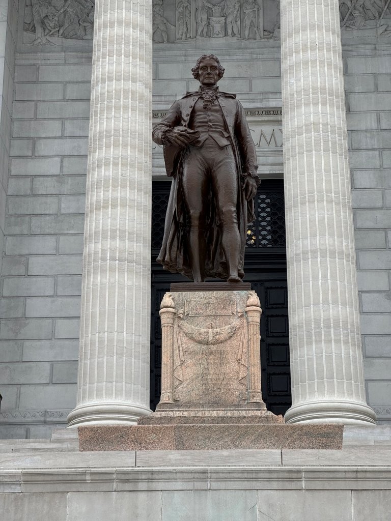 Thomas Jefferson memorial at Missouri State Capitol in Jefferson City
