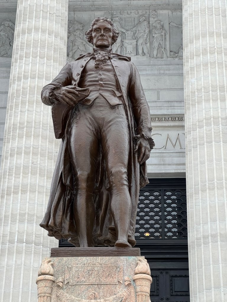 Thomas Jefferson monument at Missouri State Capitol in Jefferson City