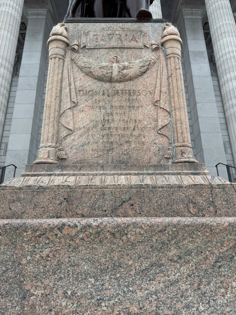Thomas Jefferson sculpture at Missouri State Capitol in Jefferson City