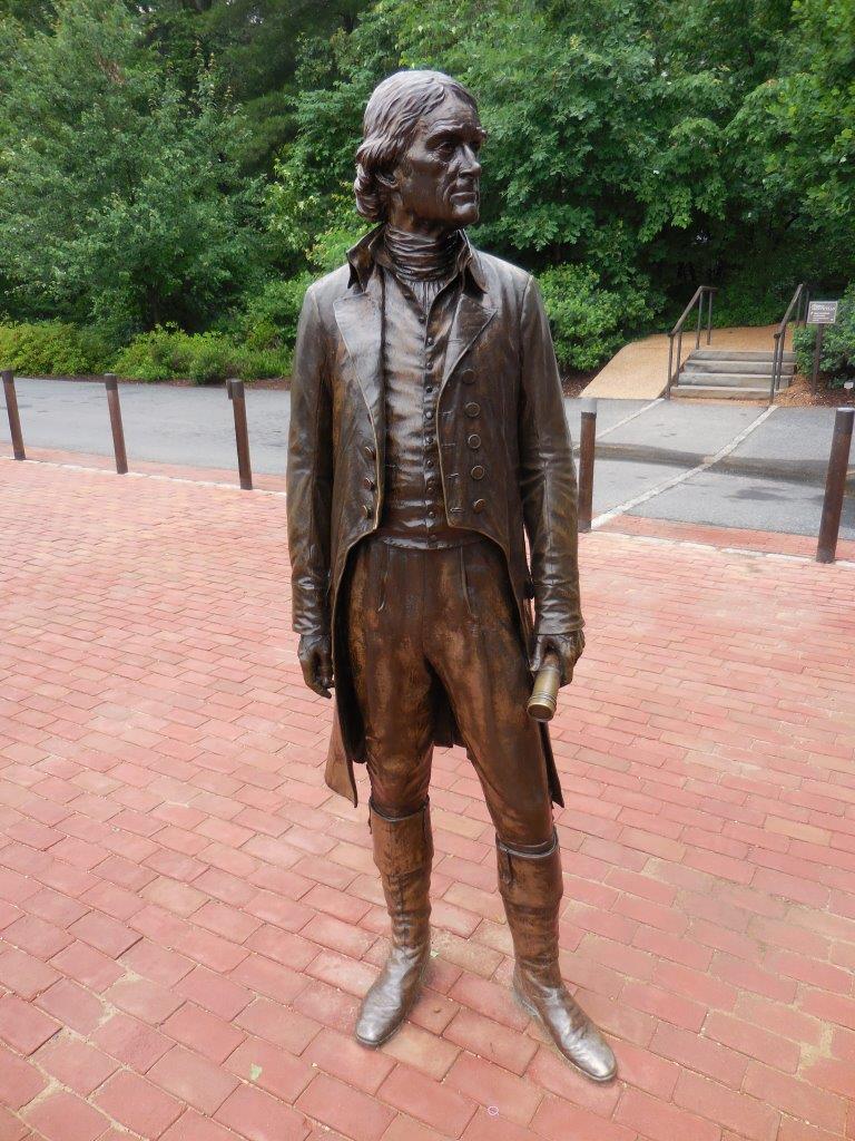 Thomas Jefferson Statue at Monticello