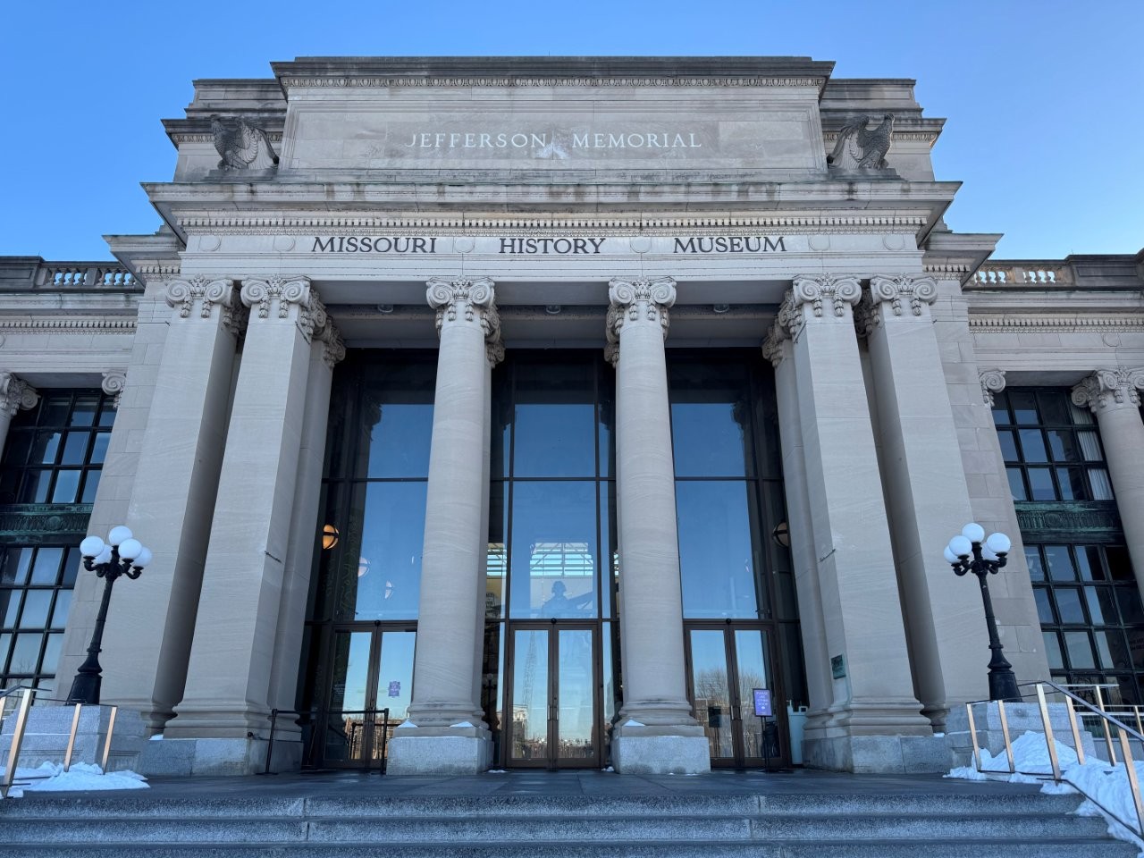 Thomas Jefferson memorial building in St. Louis, Missouri