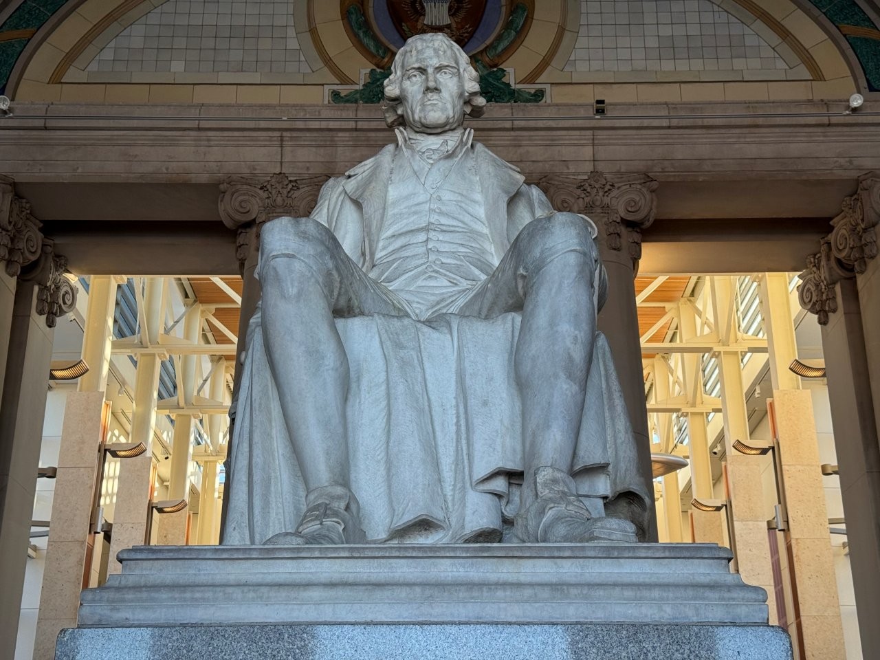 Thomas Jefferson Statue at Missouri History Museum in St. Louis