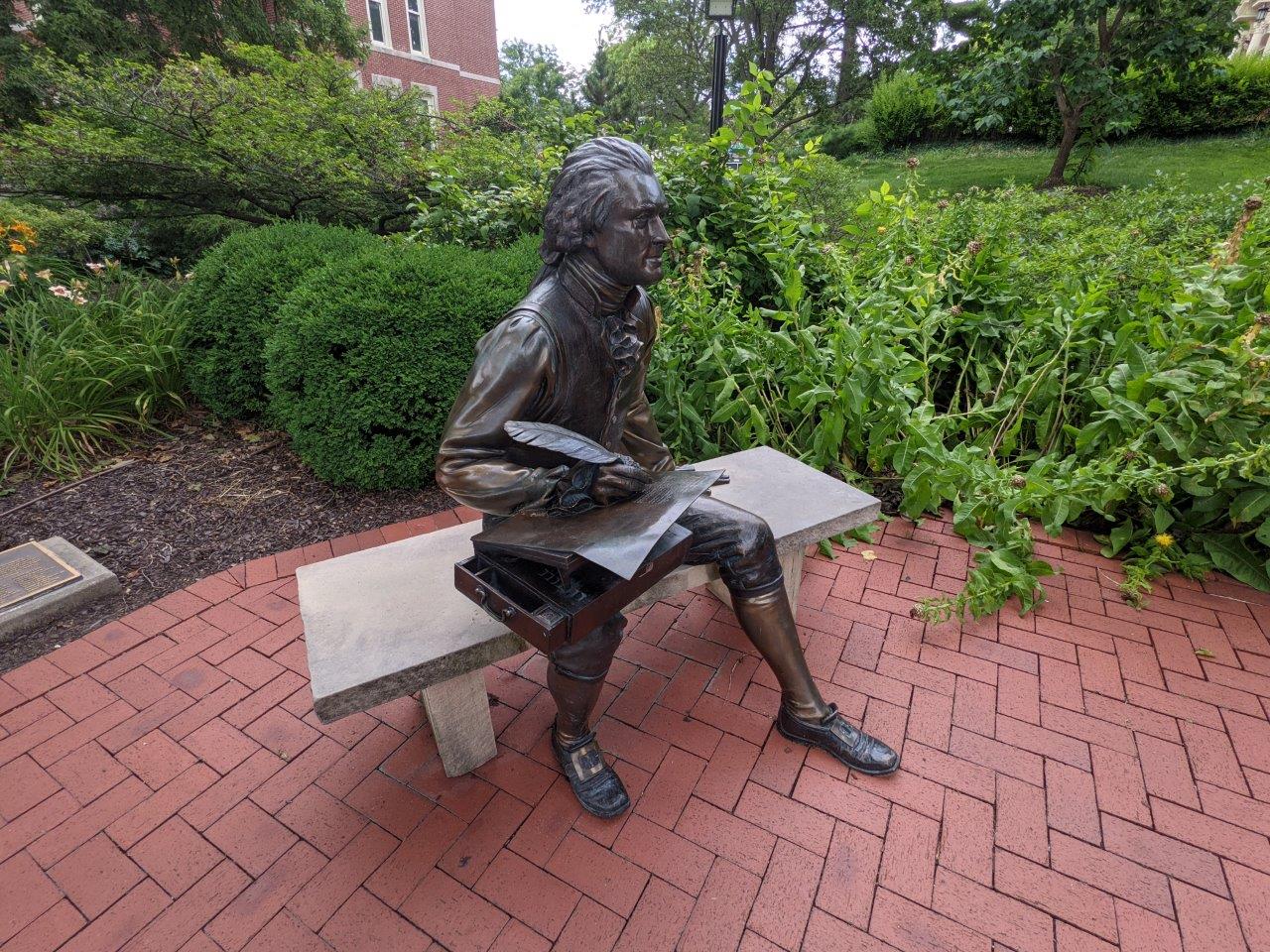 Jefferson Statue at the University of Missouri Columbia