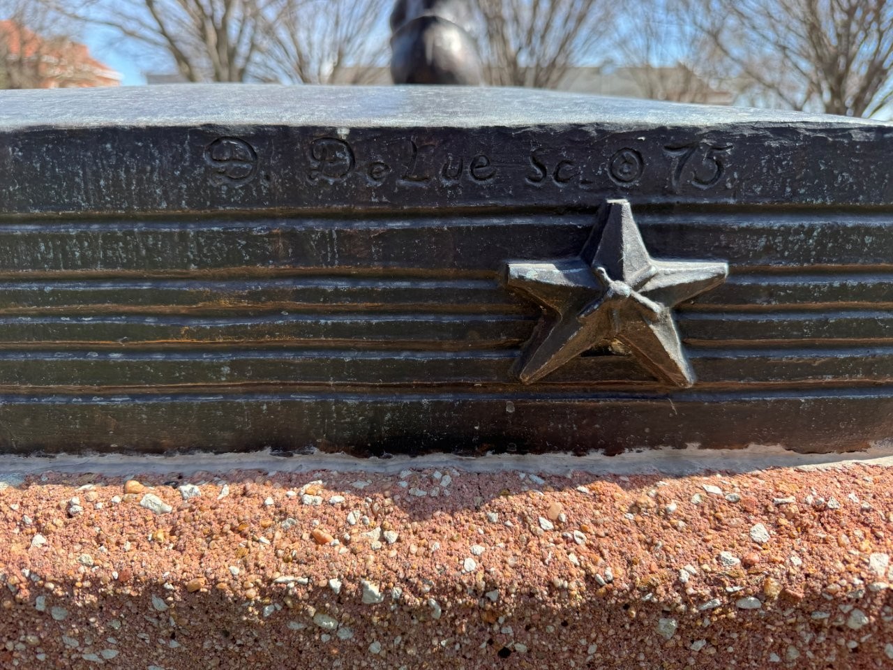 Thomas Jefferson Ulrich Museum statue garden at Wichita State University
