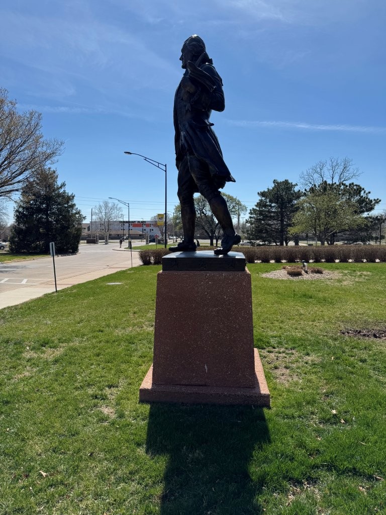 Thomas Jefferson statue in Wichita, Kansas
